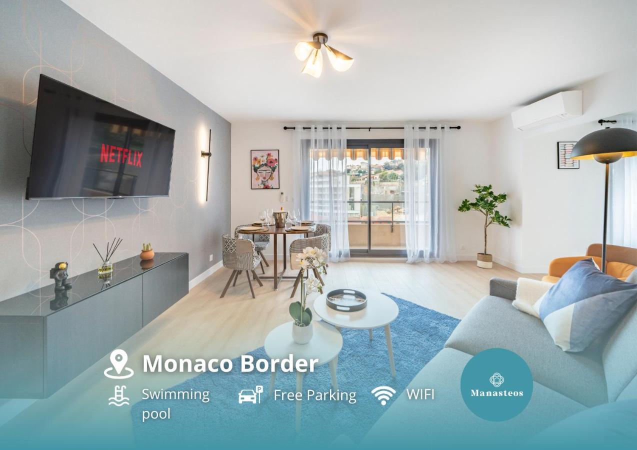 5Mn Monaco - Vue Mer - Parking - Piscine - Bb Beausoleil Zewnętrze zdjęcie