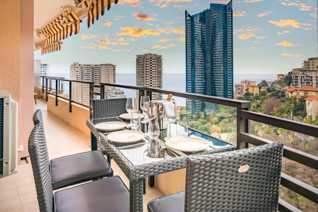 5Mn Monaco - Vue Mer - Parking - Piscine - Bb Beausoleil Zewnętrze zdjęcie